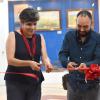 inauguración de la Exposición de Escultura y muestra de arte efímero, del reconocido artista autlense Hiram Villaseñor
